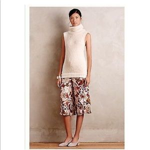 Anthropologie /Elevendes Mariposa Silk Culottes